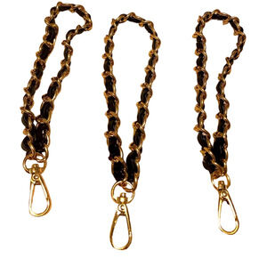Leather Wristlet Chain, New 6”, Handle Replacement